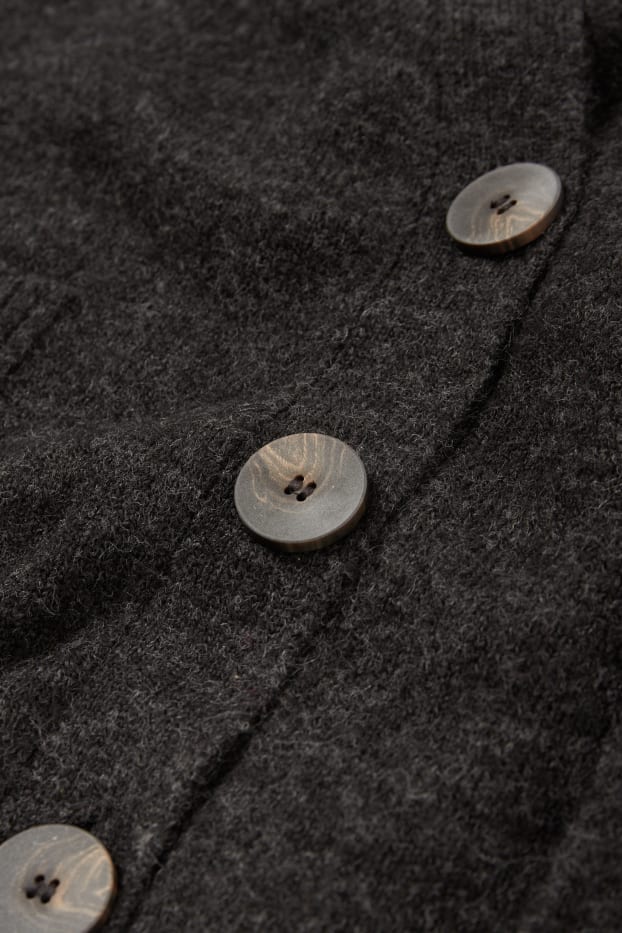 Femmes - Gilet en maille - gris foncé