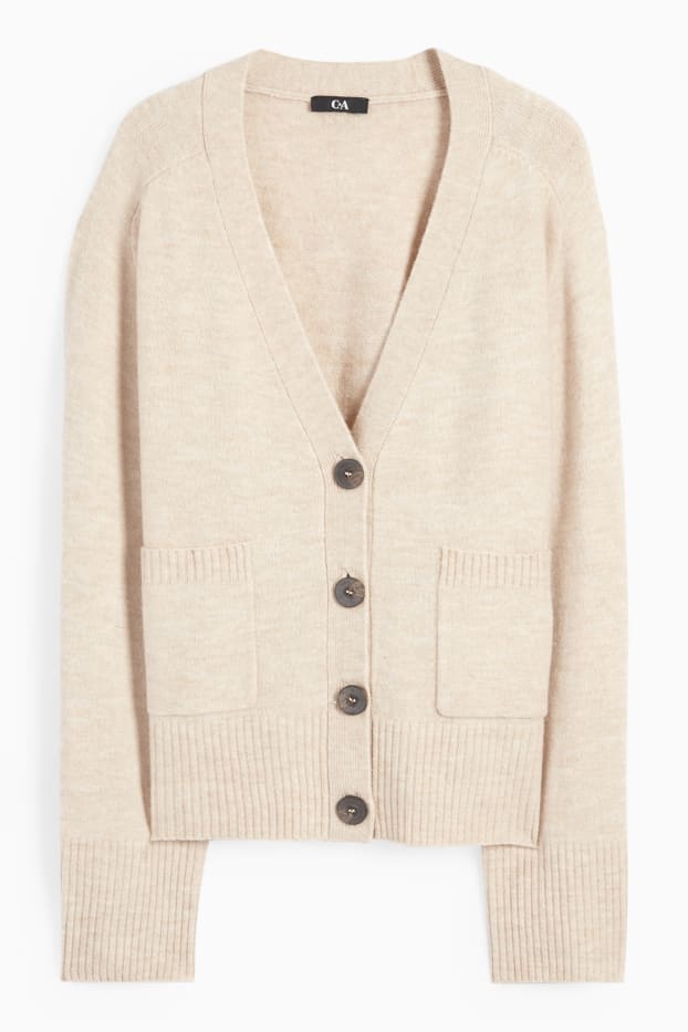 Kobiety - Kardigan - beżowy