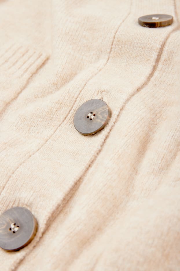 Kobiety - Kardigan - beżowy