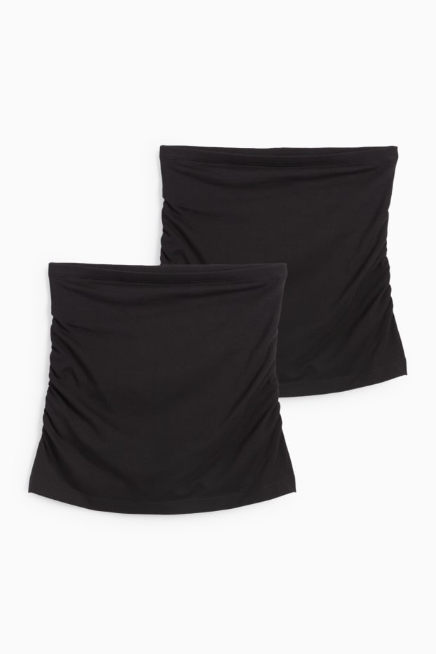 Femmes - Lot de 2 - bande abdominale - noir