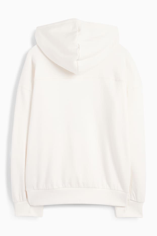Enfants filles - Sweat à capuche - crème