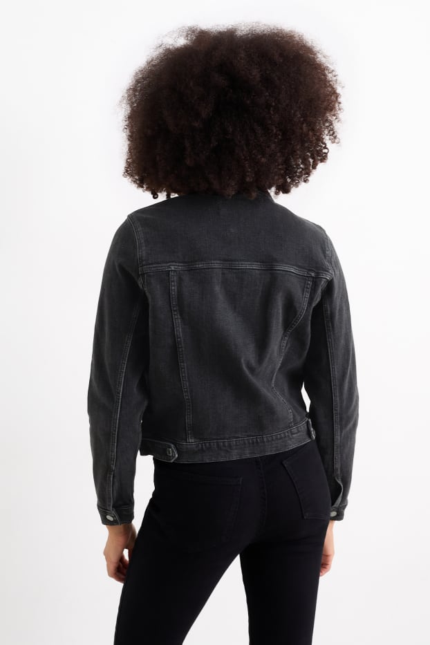 Femmes - Veste en jean - gris foncé
