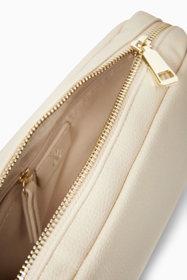 Femmes - Sac à bandoulière - synthétique - beige