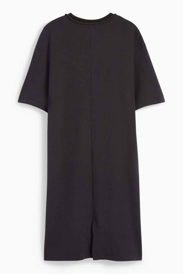 Donna - Vestito a t-shirt - nero
