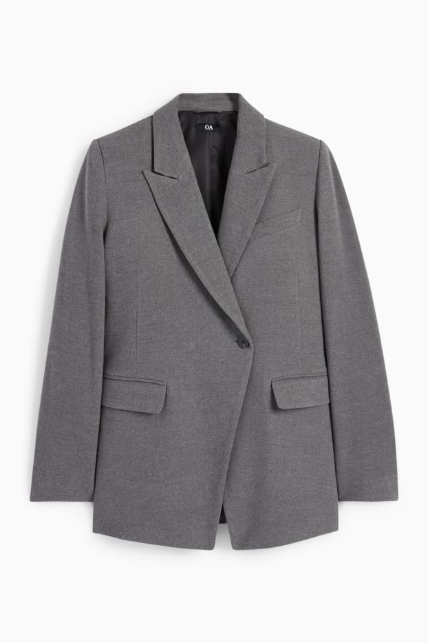Dona - Longblazer oversized - gris fosc