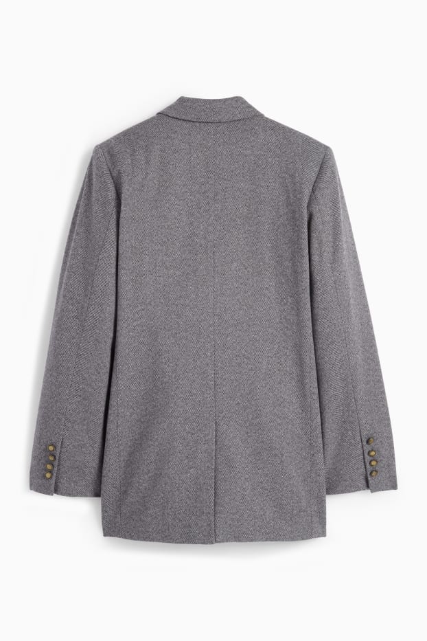 Dona - Longblazer oversized - estampat - gris