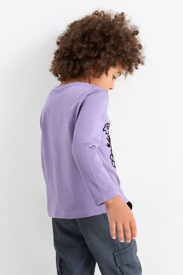 Bambini - Draghi - maglia a maniche lunghe - viola