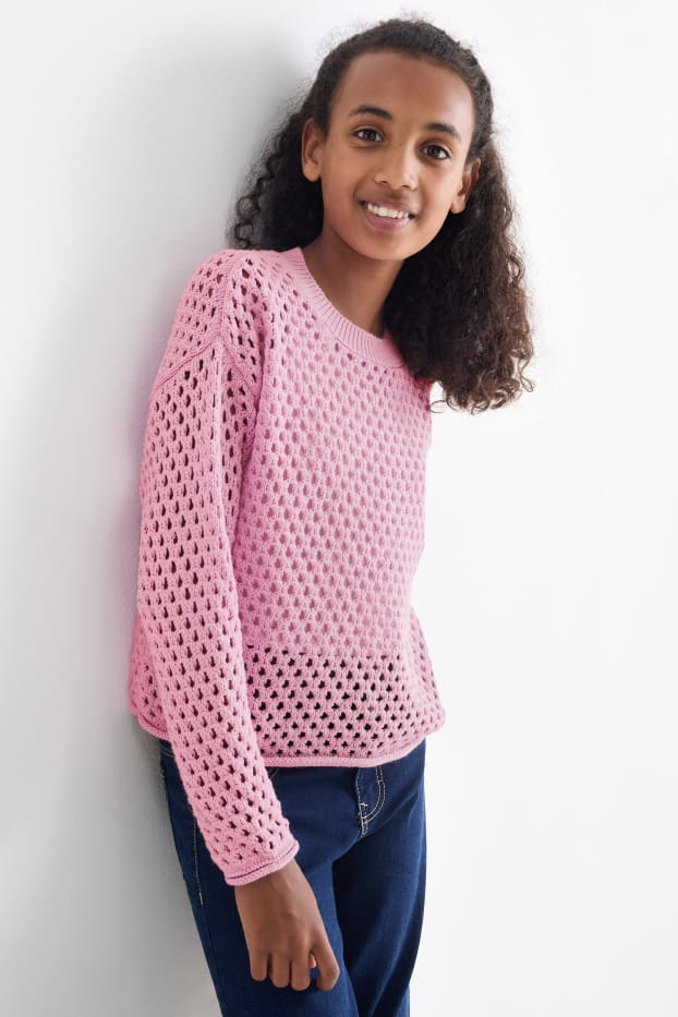 Bambine - Maglione - fucsia