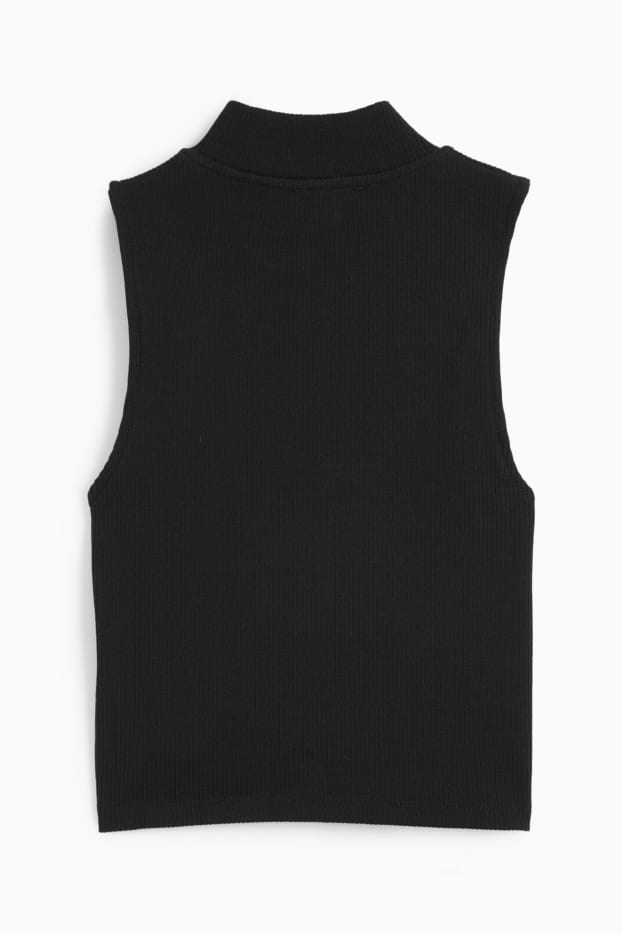 Dona - Samarreta crop - negre