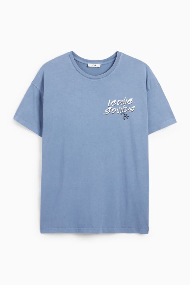Femmes - T-shirt - bleu
