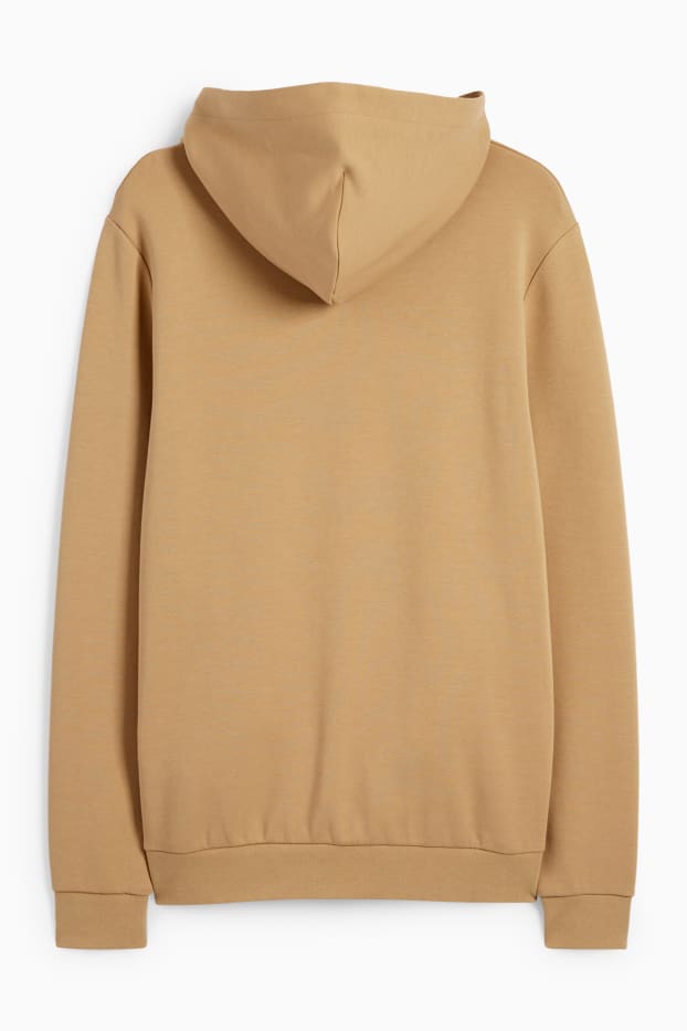 Hommes - Sweat à capuche - marron clair