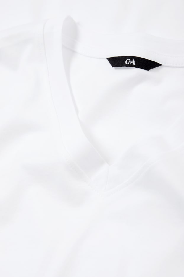 Hommes - Lot de 2 - T-shirts - blanc