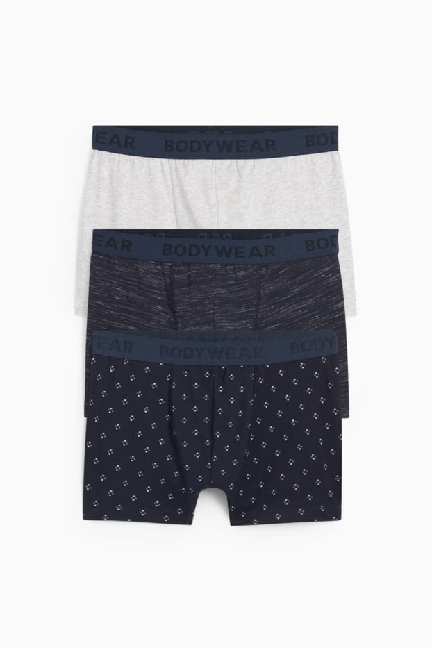 Herren - Multipack 3er - Trunks - dunkelblau