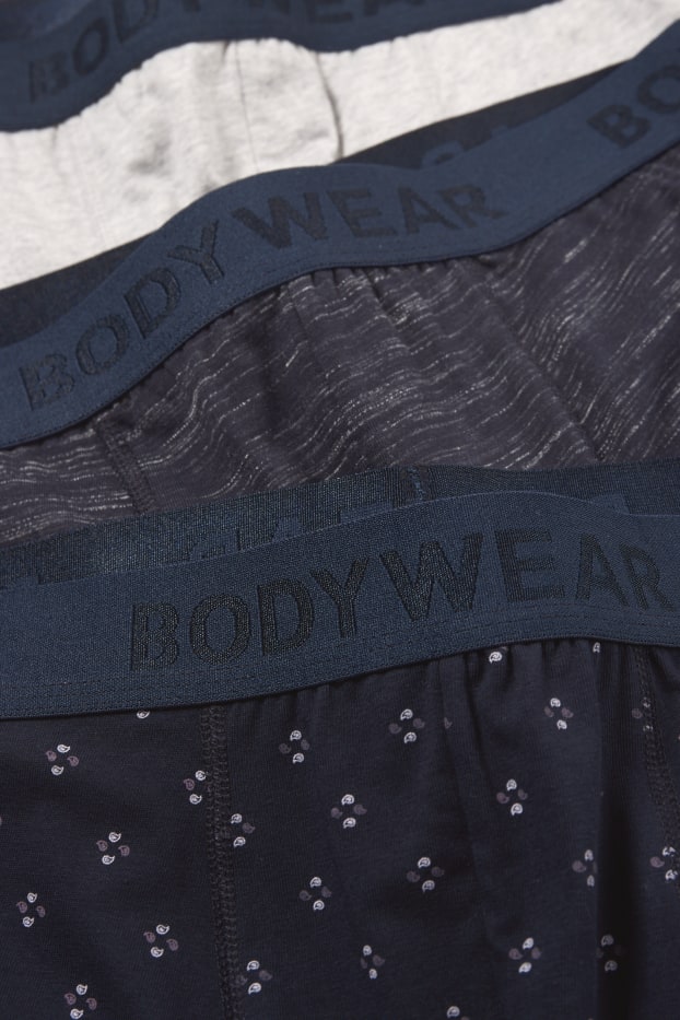 Herren - Multipack 3er - Trunks - dunkelblau