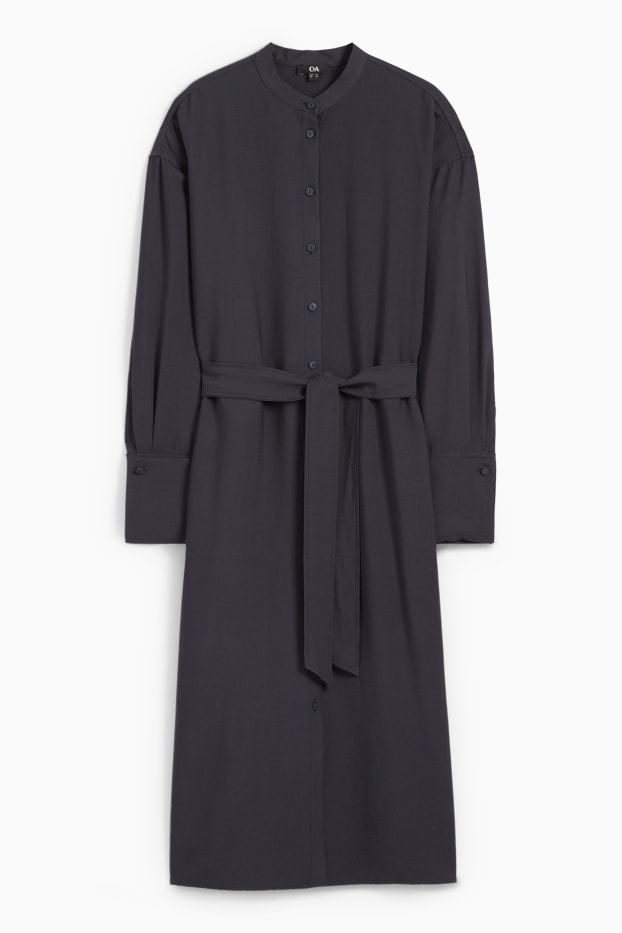 Femmes - Robe-chemisier - noir