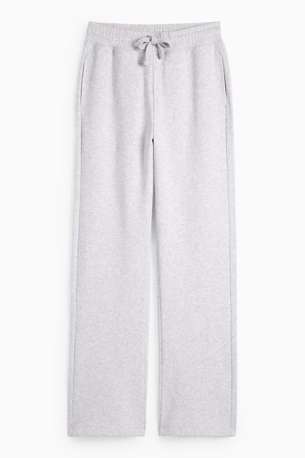 Femmes - Pantalon de jogging basique - gris clair chiné