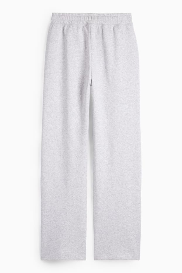 Femmes - Pantalon de jogging basique - gris clair chiné