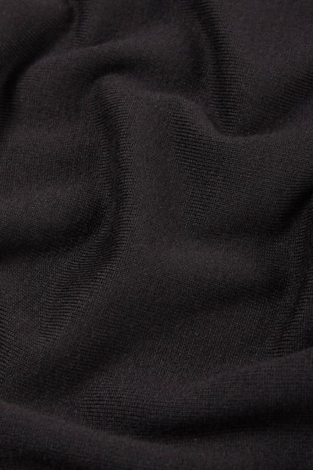 Femmes - Pull en maille fine - noir