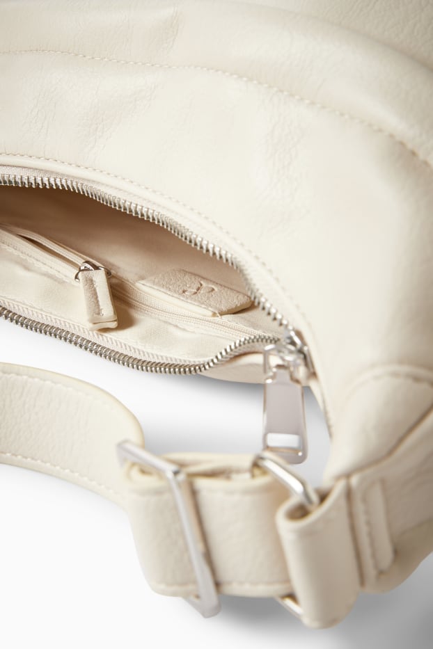 Femmes - Sac à bandoulière - synthétique - beige