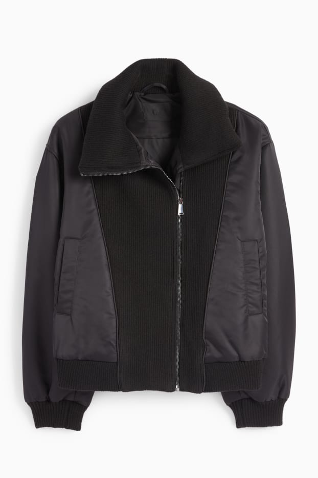 Femmes - Blouson aviateur - noir