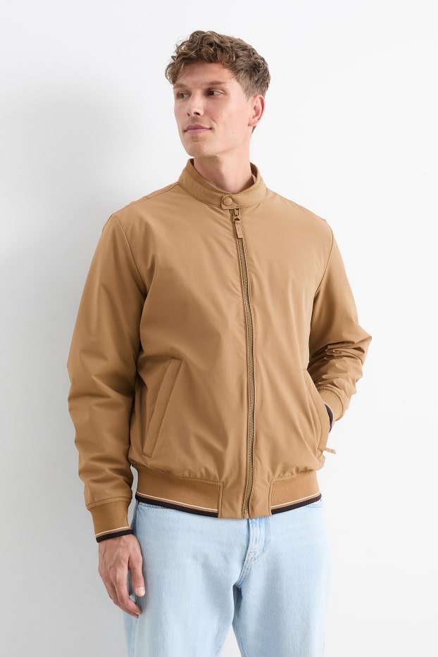 Hommes - Blouson - déperlant - marron clair