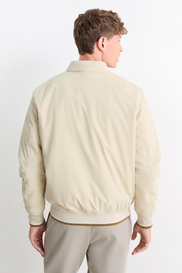 Hommes - Blouson - déperlant - beige