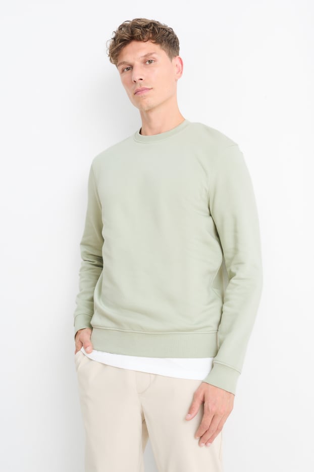 Hommes - Sweat - vert clair