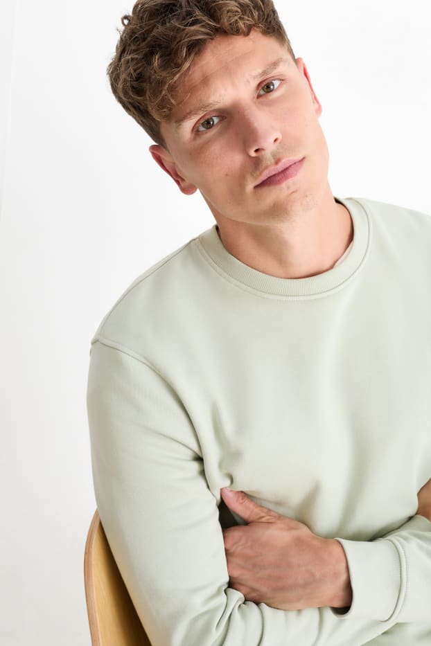 Hommes - Sweat - vert clair