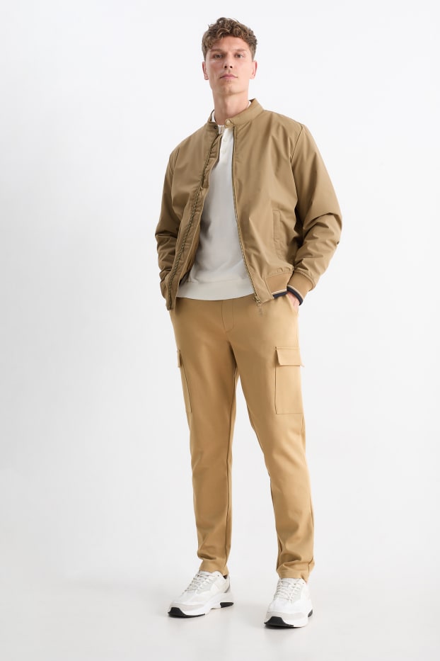 Hommes - Pantalon de jogging cargo - Flex - kaki