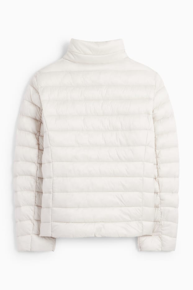 Damen - Steppjacke - hellgrau