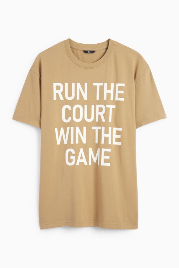 Hommes - T-shirt - beige