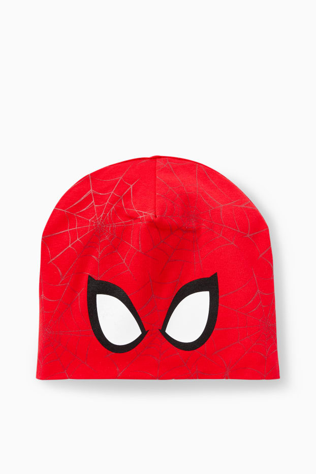 Enfants garçons - Spider-Man - bonnet - rouge