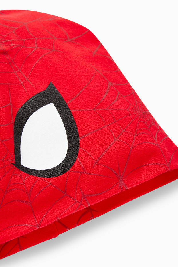 Enfants garçons - Spider-Man - bonnet - rouge