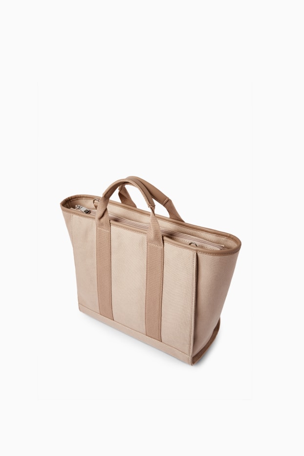 Femmes - Sac à bandoulière amovible - beige