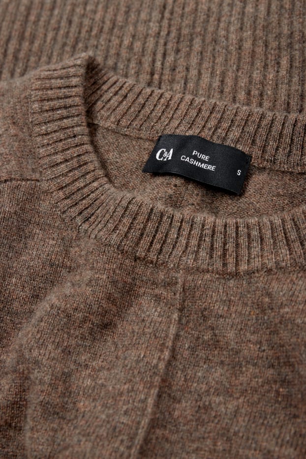 Women - Cashmere jumper - brown