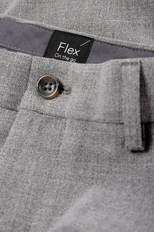 Home - Pantalons combinables - regular fit - Flex - 4 Way Stretch - gris clar