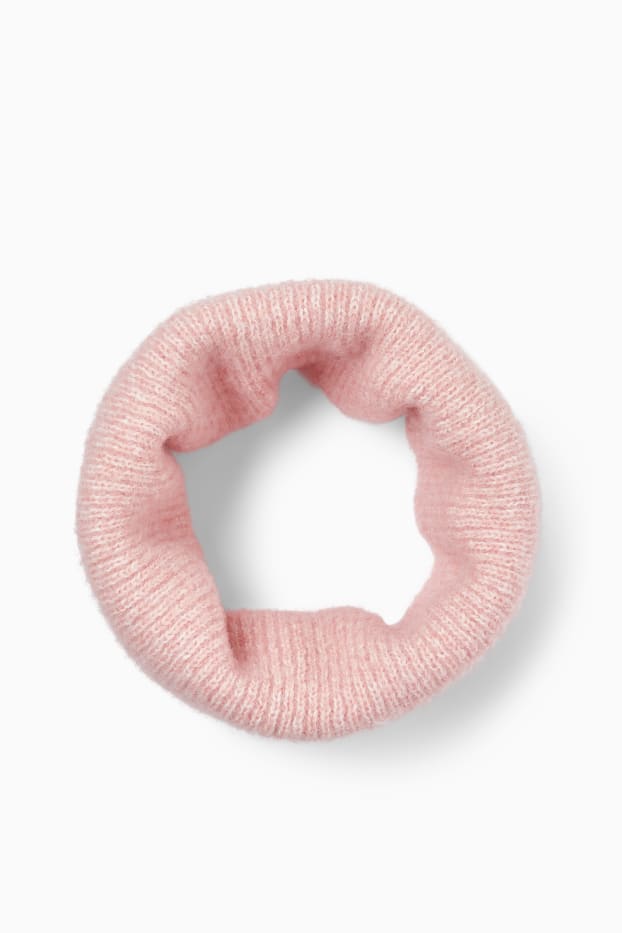Kinder Mädchen - Loop Schal - rosa