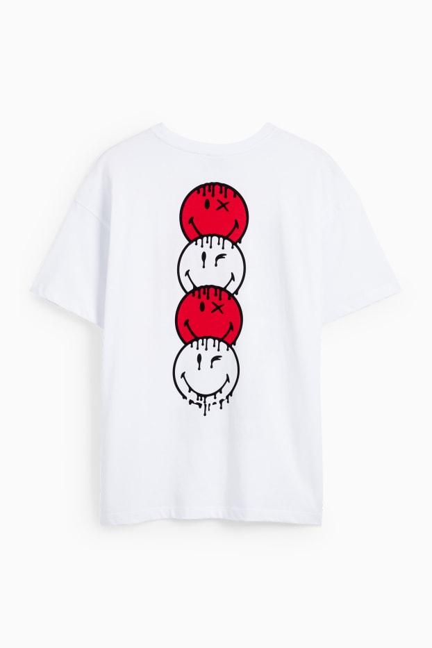 Femmes - T-shirt - SmileyWorld® - blanc crème