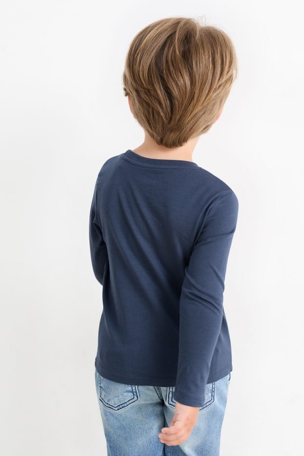 Kinder Jungen - Pokémon - Langarmshirt - dunkelblau