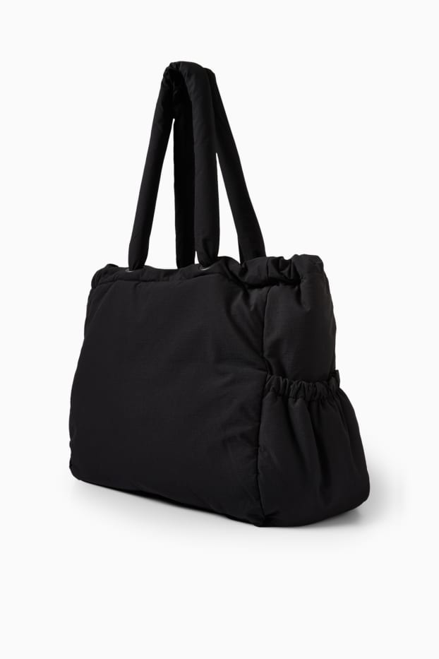 Dámské - Kabelka shopper - černá