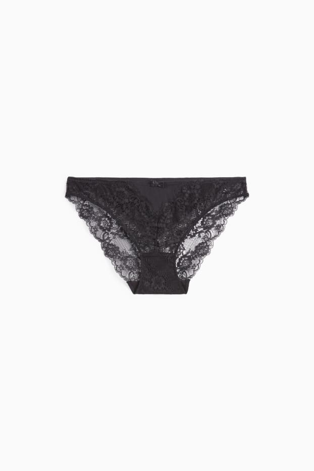 Damen - Slip - schwarz