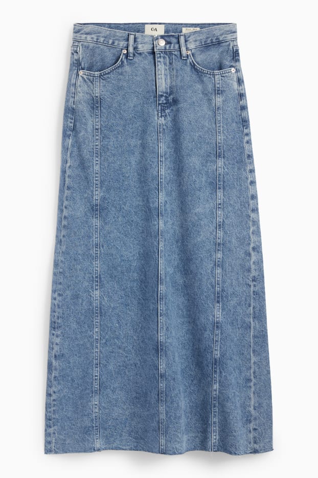 Damen - Jeansrock - jeansblau