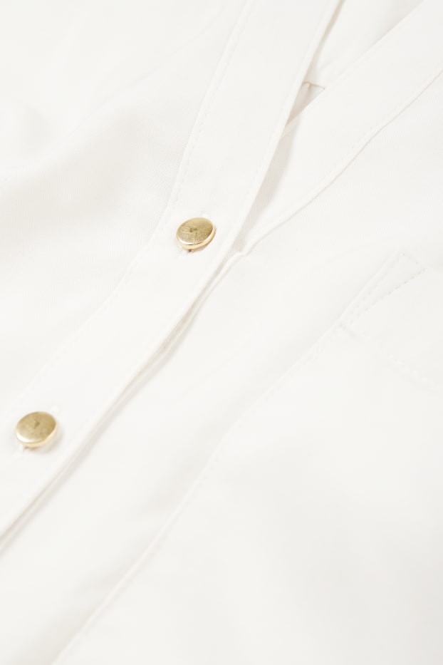 Damen - Bluse - cremeweiss