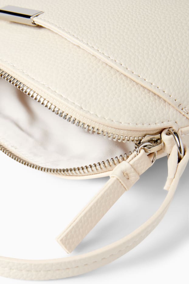 Women - Crossbody bag - faux leather - cremewhite