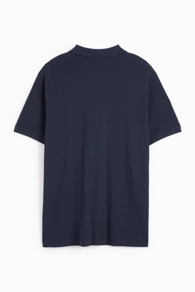 Bărbați - Tricou polo - albastru închis