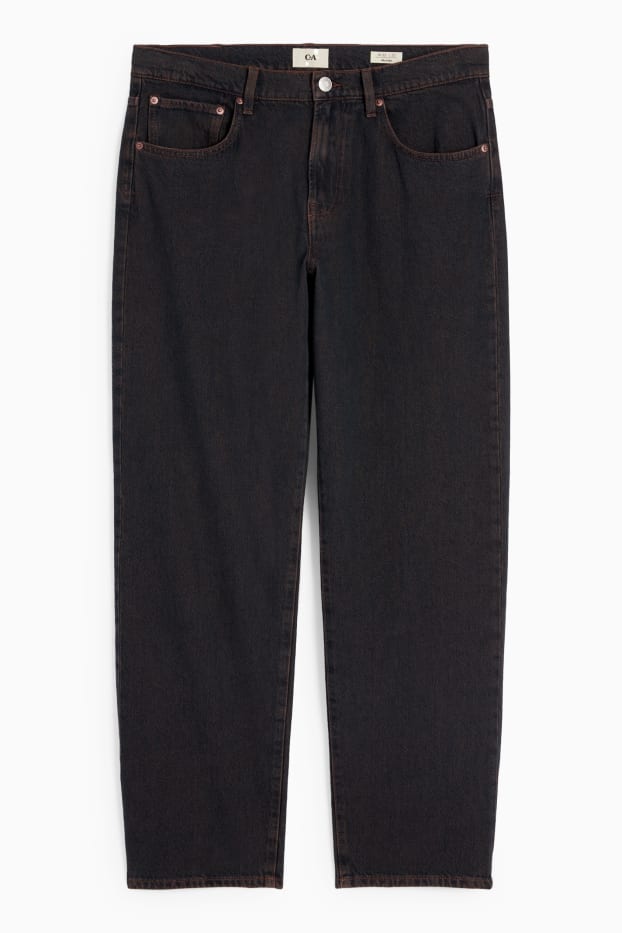 Uomo - Relaxed jeans - marrone