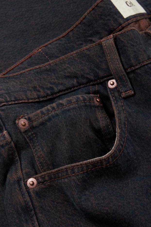 Uomo - Relaxed jeans - marrone