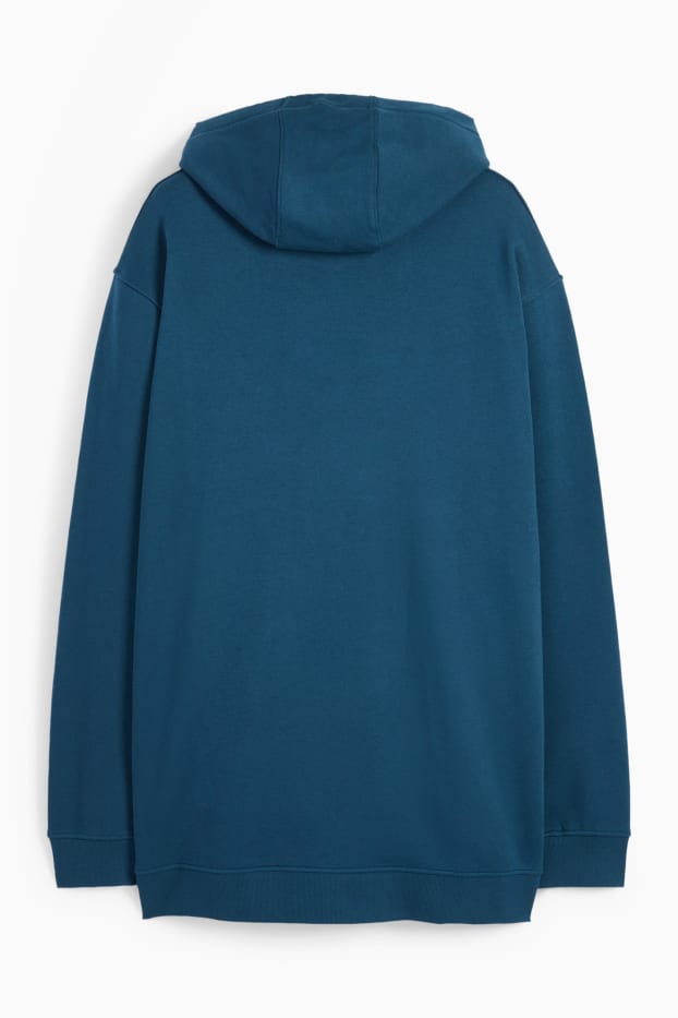 Hommes - Sweat à capuche - turquoise foncé