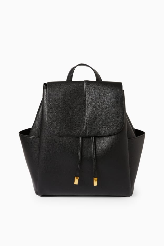 Femmes - Sac à dos - synthétique - noir