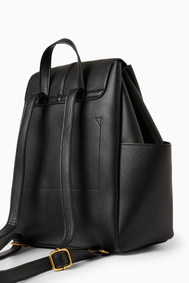 Femmes - Sac à dos - synthétique - noir